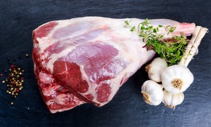 NZ lamb leg bone in