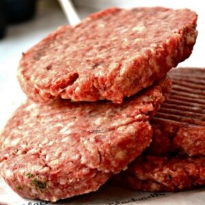 Aust lamb burger
